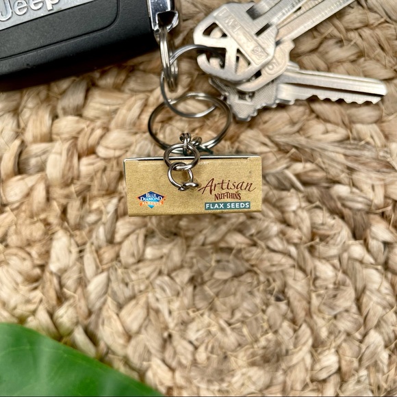 Artisan Nut-Thin Keychain | Handmade | Mini Brands | Quirky | Fun | NWOT - Picture 12 of 15